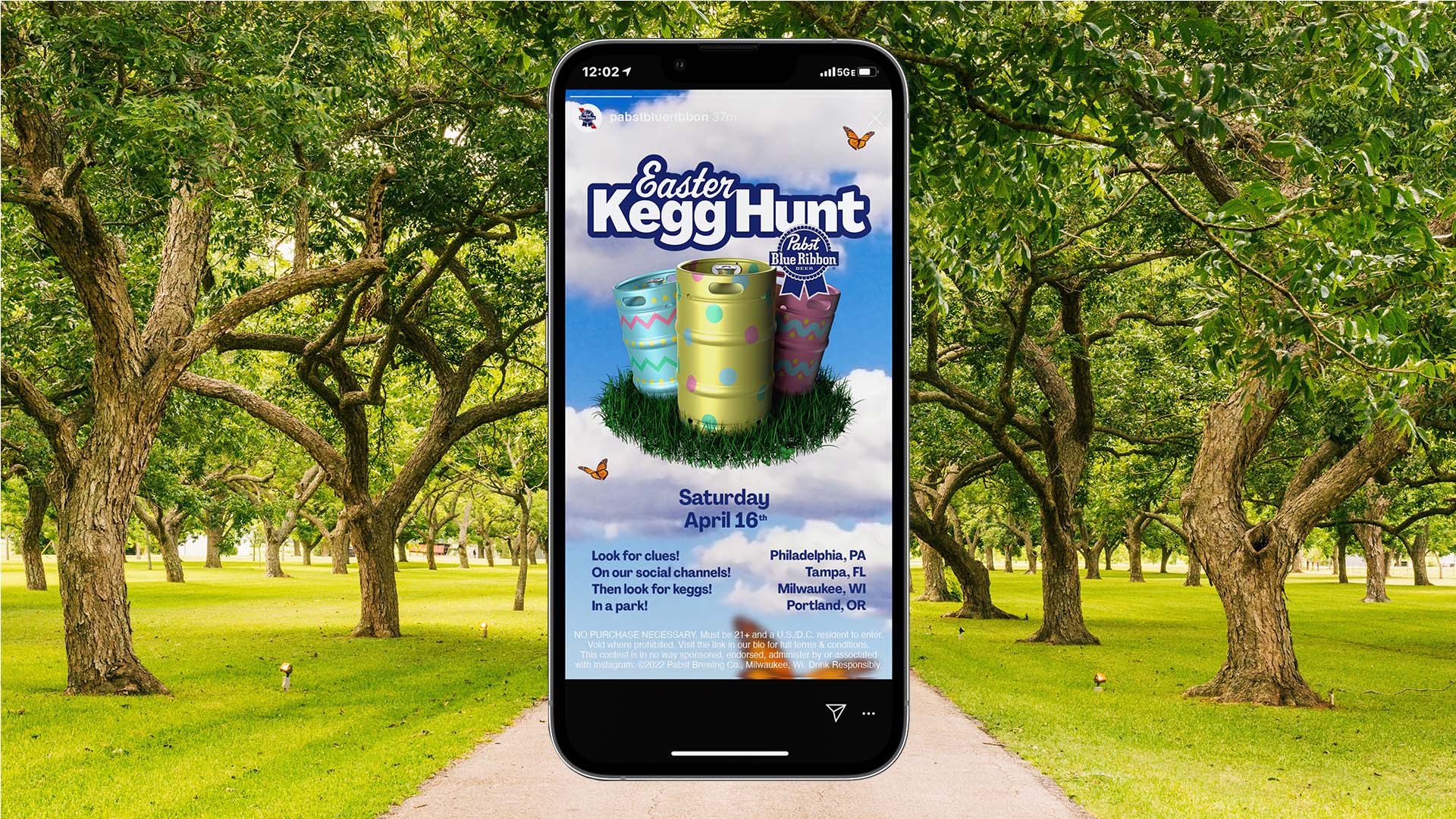 pbr easter kegg hunt