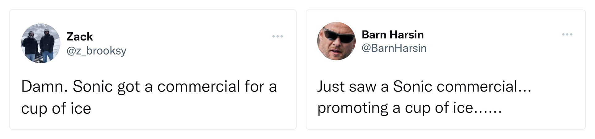 cup of ice tweets